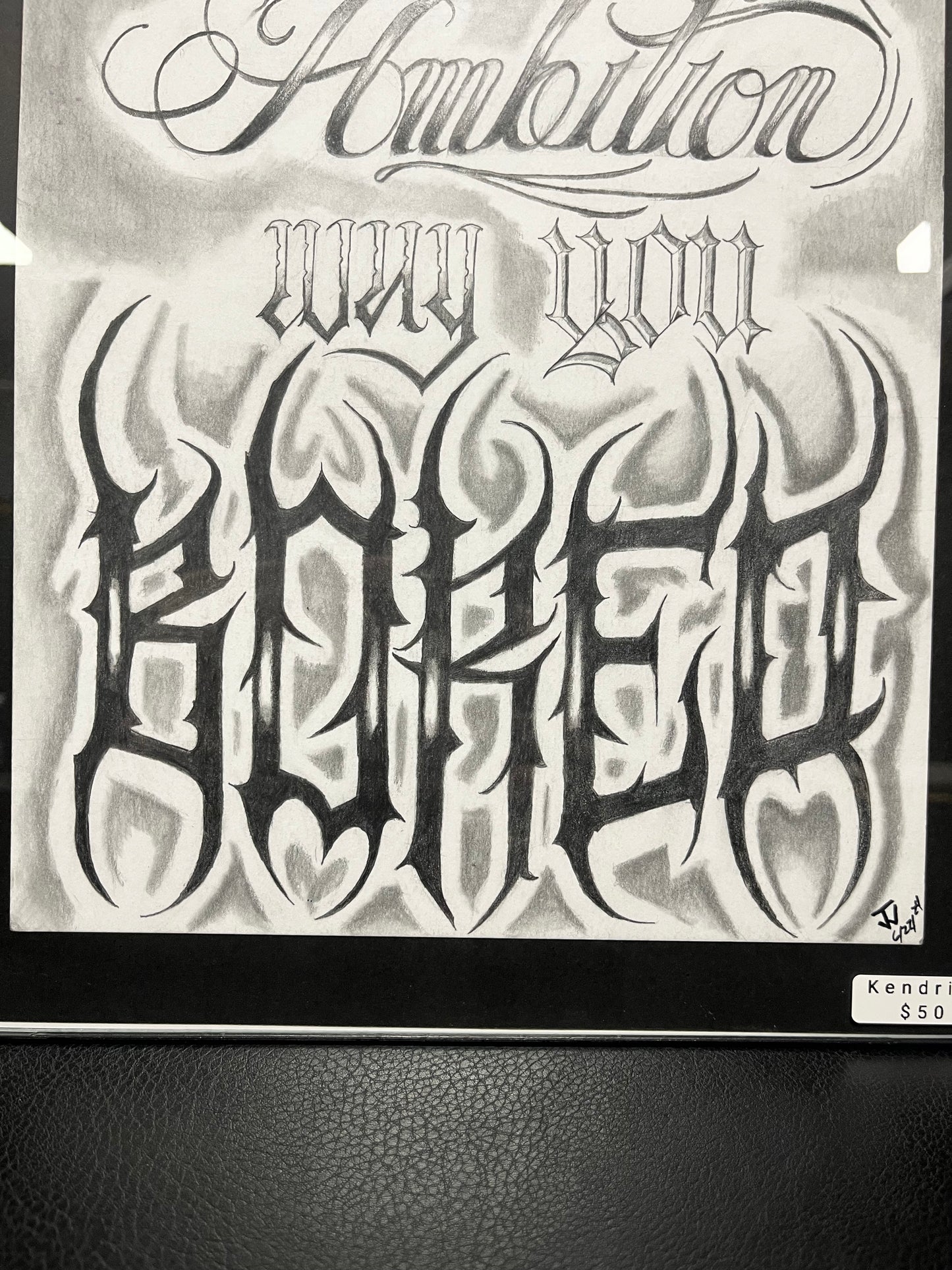 Get some Ambition why you Bored ( Kendrick Lamar)