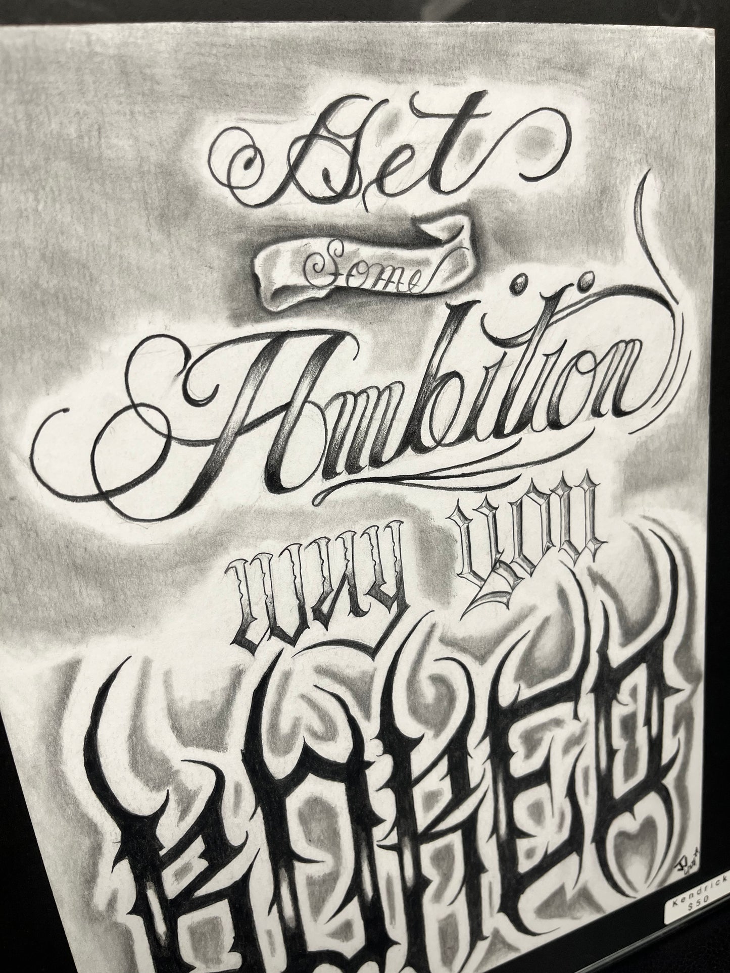 Get some Ambition why you Bored ( Kendrick Lamar)